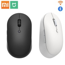 Orignial Xiaomi Mi Wireless Dual-Mode Mouse Silent Ergonomic Bluetooth USB Side buttons Protable Mini Wireless Mouse for Laptop