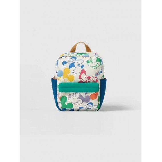 Printed Cartoon Mickey Children's Backpack Fashion Boutique Design Baby Kinderganter Schoolbag Kids Girl Boy Accessory Bag